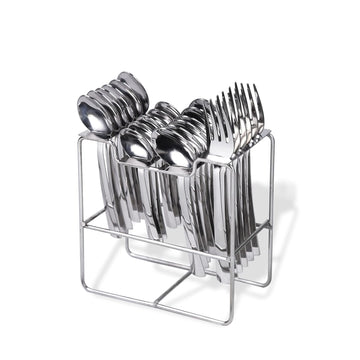 OPR Premium Stainless Steel Cutlery Set for Luxury Dining & Kitchen| Cutlery Set of 24 Pcs OM PRABHU STEELS