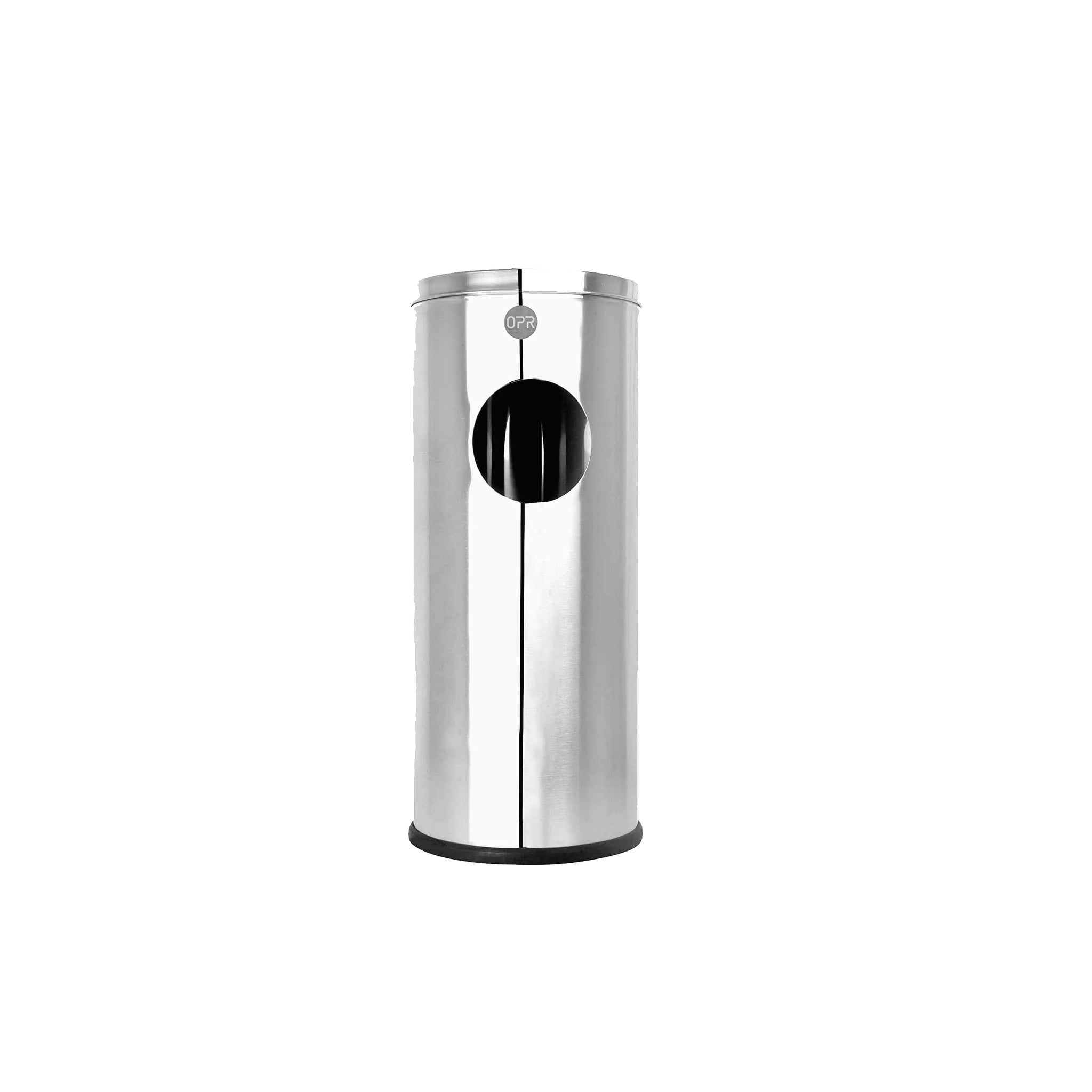 OPR Stainless Steel Ash Dustbin With Lid | Ash Can with Easy Grip