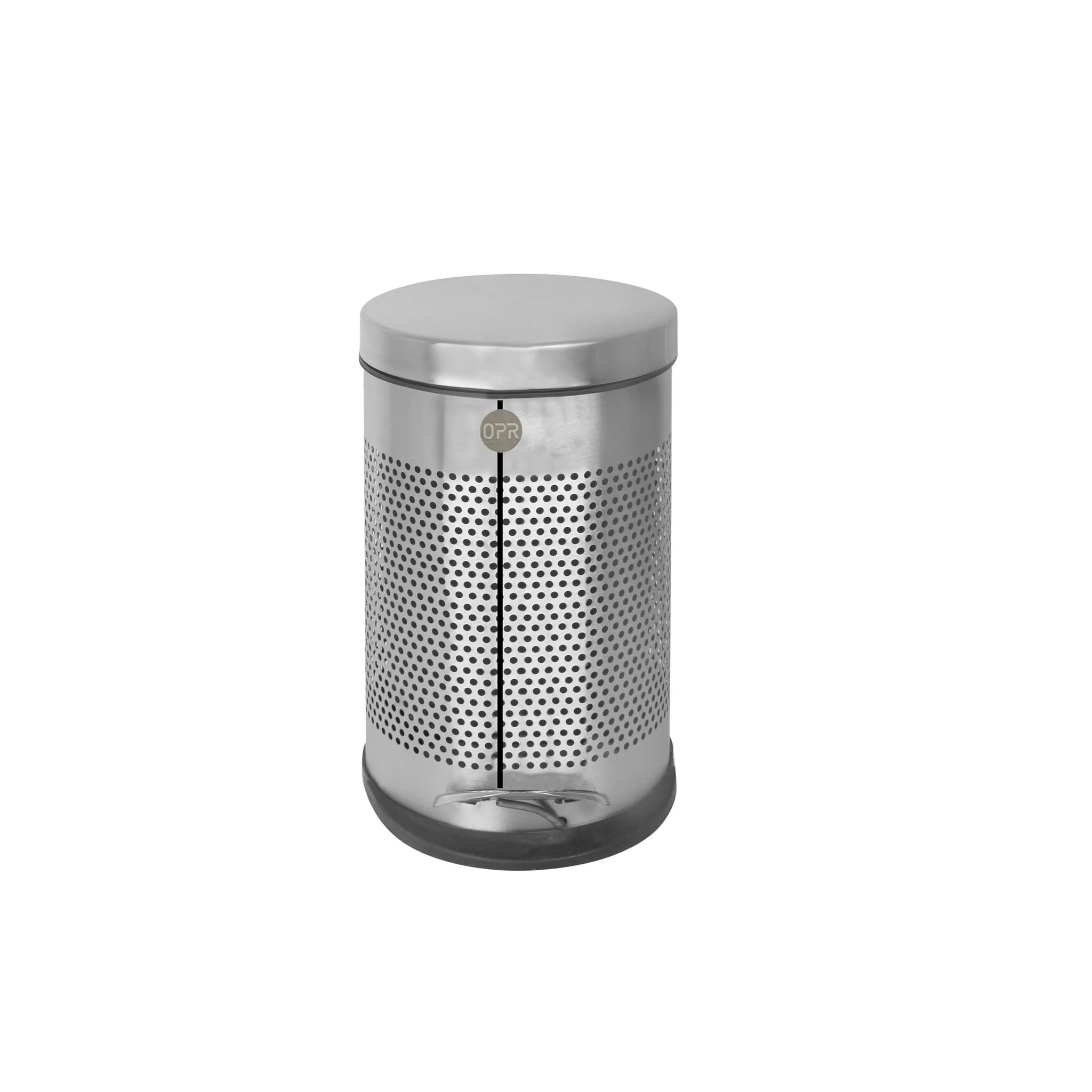 OPR Stainless Steel Dustbin Step-On Perforated Pedal Dustbin With Bucket (8 x 13-8 litres)