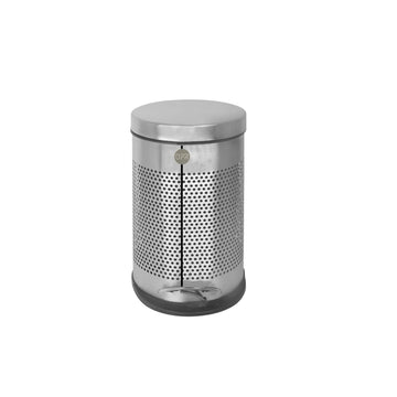 OPR Stainless Steel Dustbin Step-On Perforated Pedal Dustbin With Bucket (8 x 13-8 litres)
