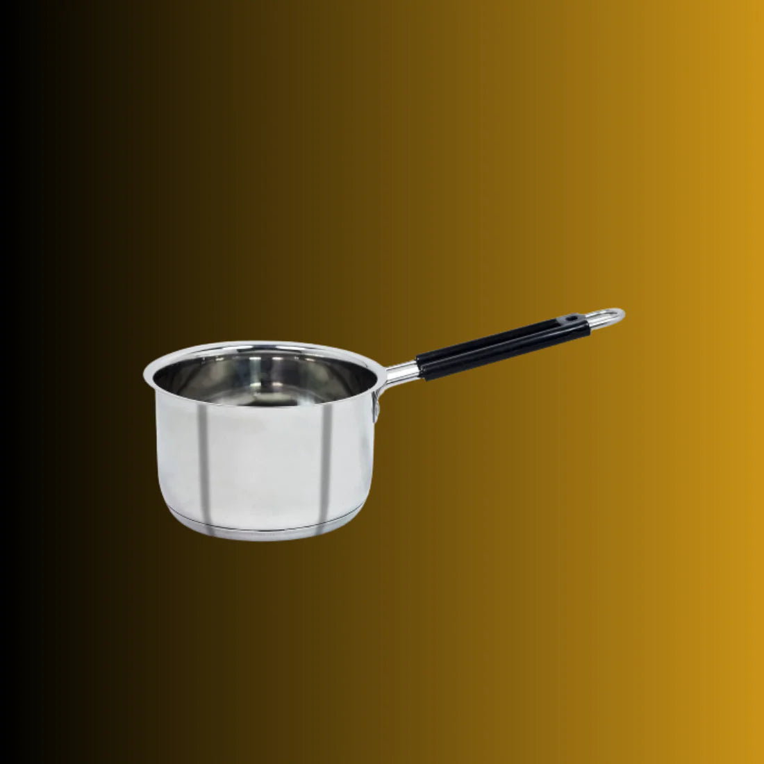 OPR Stainless Steel With Induction Sauce Pan with Handle for Kitchen OM PRABHU STEELS