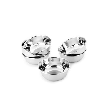 OPR Stainless Steel Vegetable Bowl Stainless Steel Set of 6