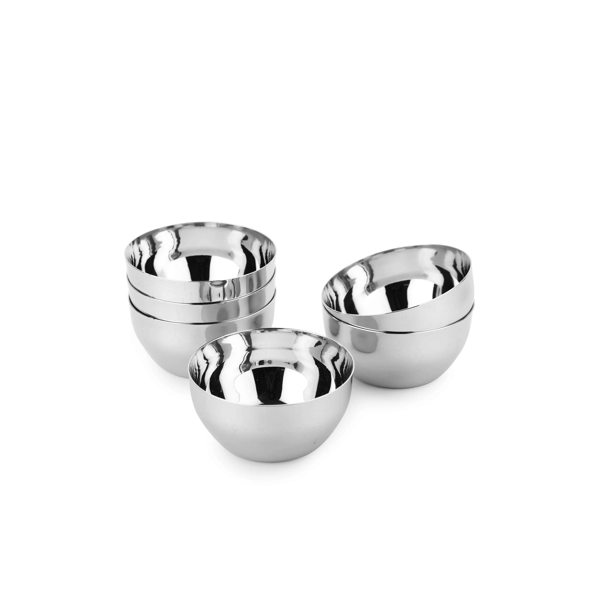 OPR Stainless Steel Serving Bowls Big Size Katori Set of 6