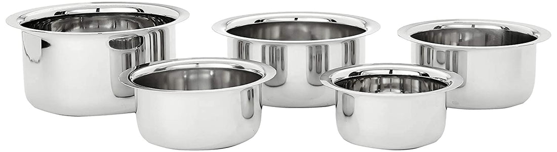 OPR Stainless Steel Tope/ Patila Without Lid for Home and Kitchen without Induction OM PRABHU STEELS