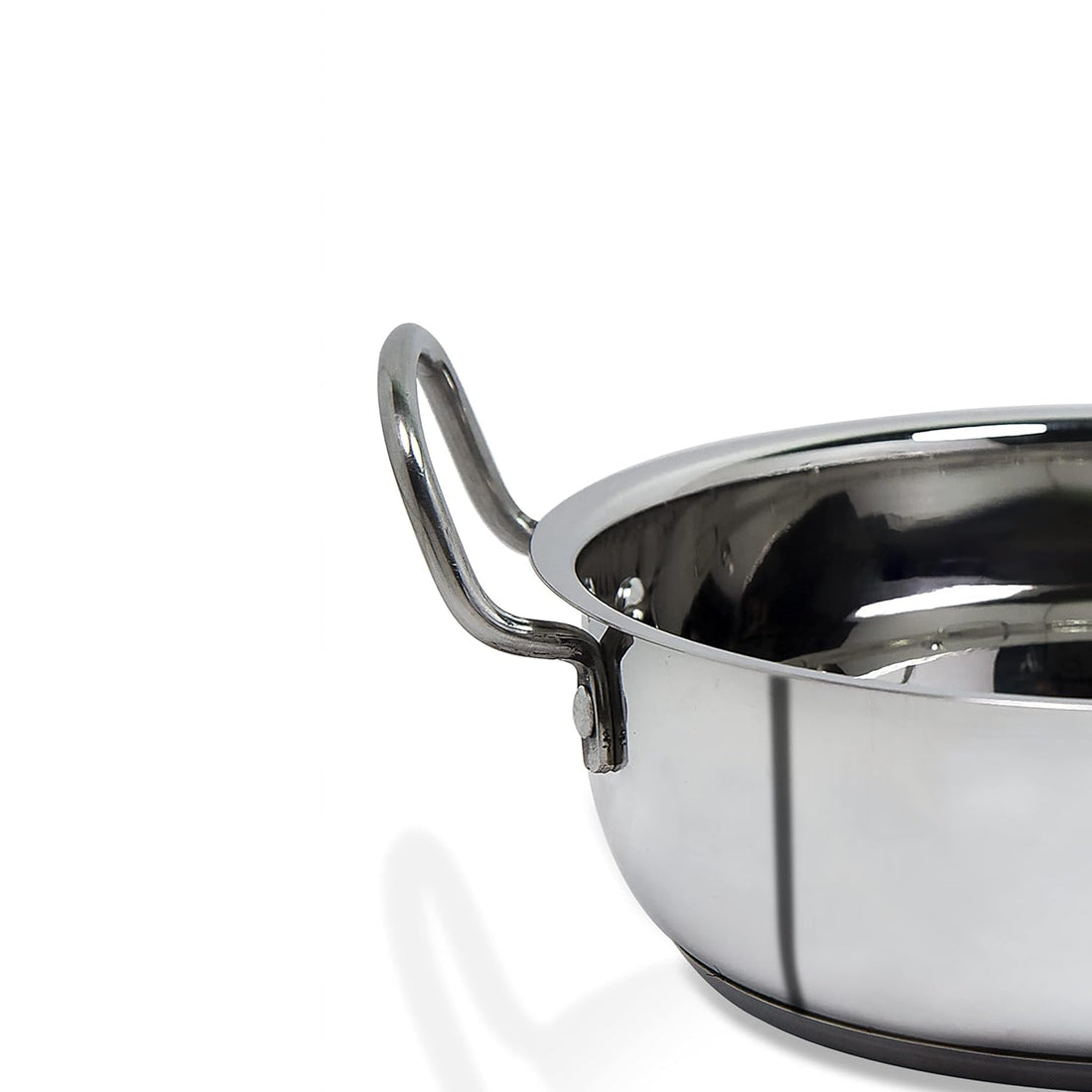 OPR Stainless Steel Kadai without Induction for Kitchen OM PRABHU STEELS