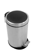 OPR Stainless steel dustbin Round Pedal Dustbin With Soft Close Lid And Plastic Bucket My Store