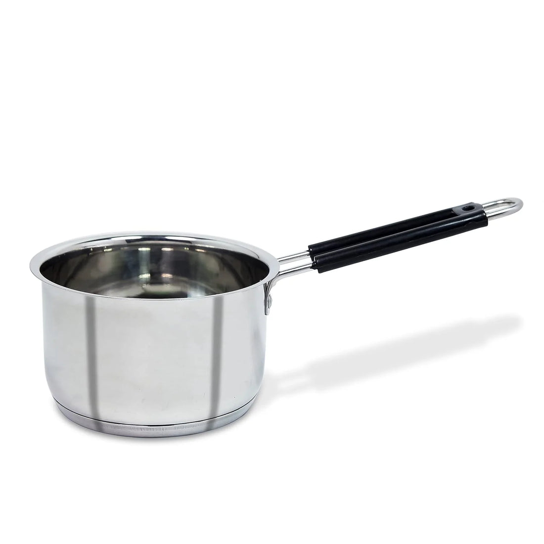 OPR Stainless Steel With Induction Sauce Pan with Handle for Kitchen OM PRABHU STEELS